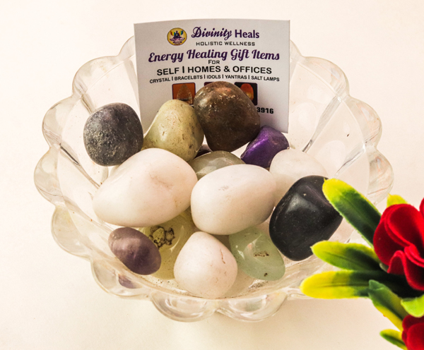 6069 Crystal Pebble Bowl